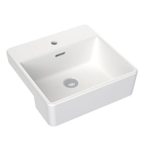Clark Square Semi Recessed Basin One Tap Hole