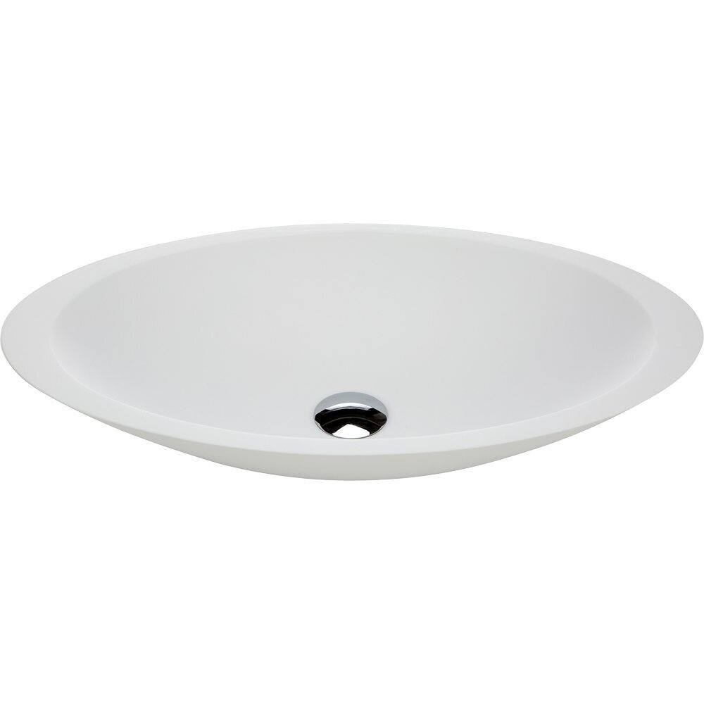 Bahama Matte White Solid Surface Basin