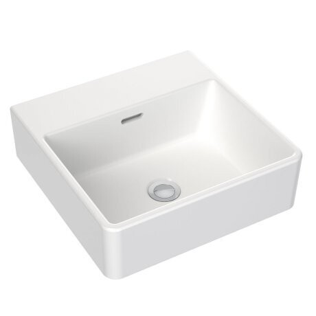 Clark Square Wall Basin 400mm - No Tap Hole