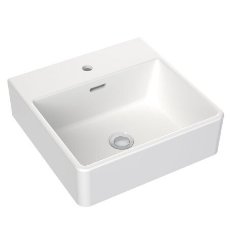 Clark Square Wall Basin 400mm - One Tap Hole