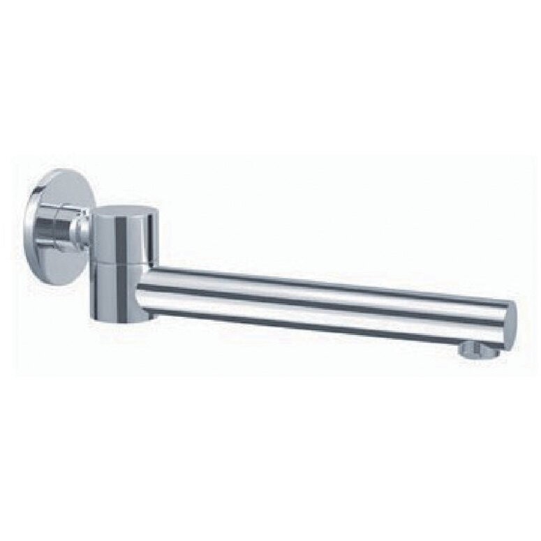 Dolce Wall Mounted Swivel Bath Spout Chrome