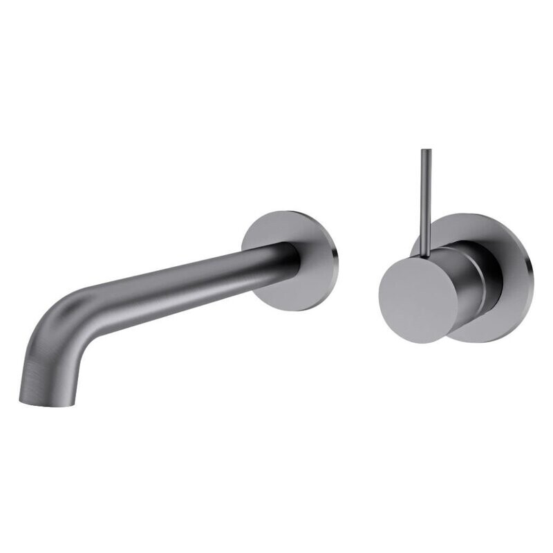 Mecca Wall Mixer Handle Up Gun Metal