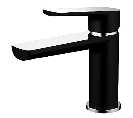 Akemi Basin Mixer Matte Black & Chrome