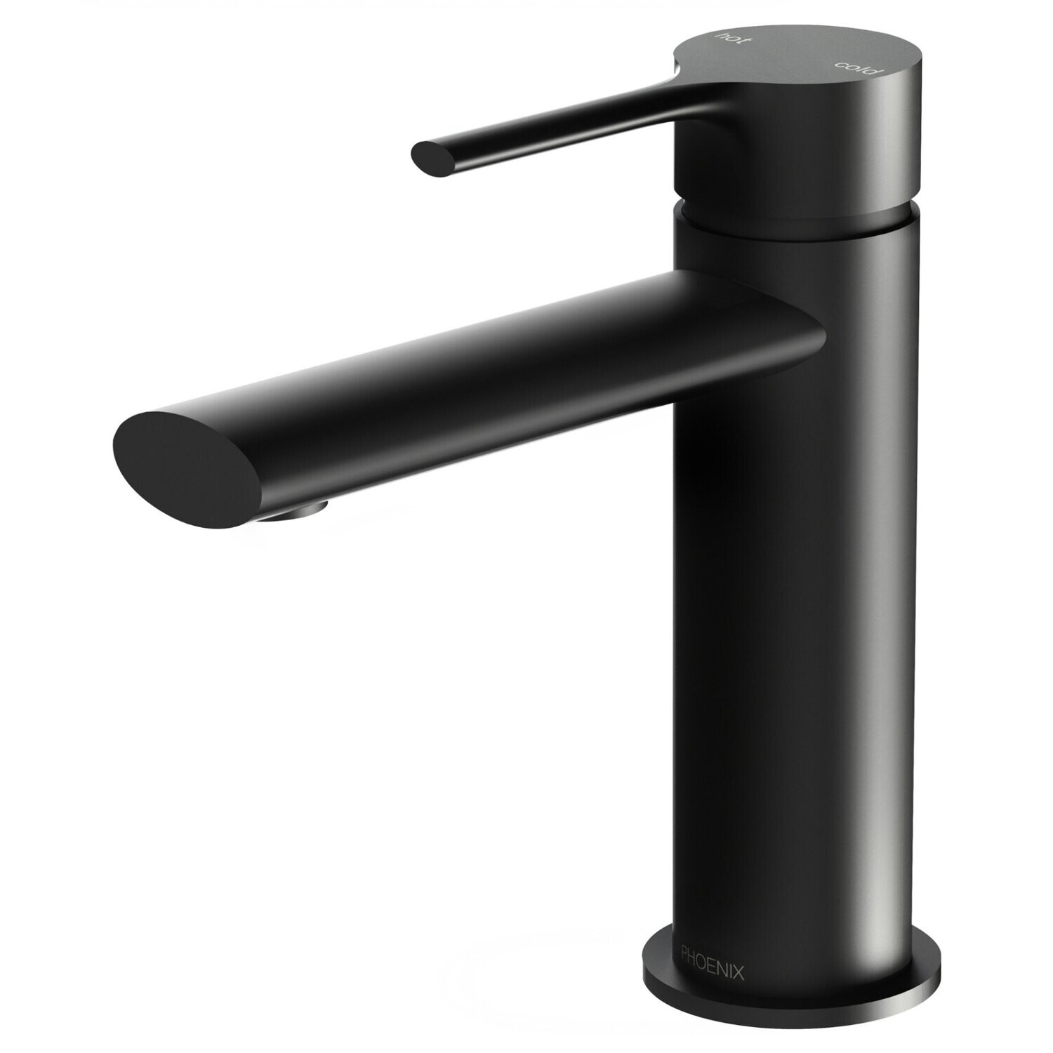 Vivid Slimline Oval Basin Mixer Matte Black