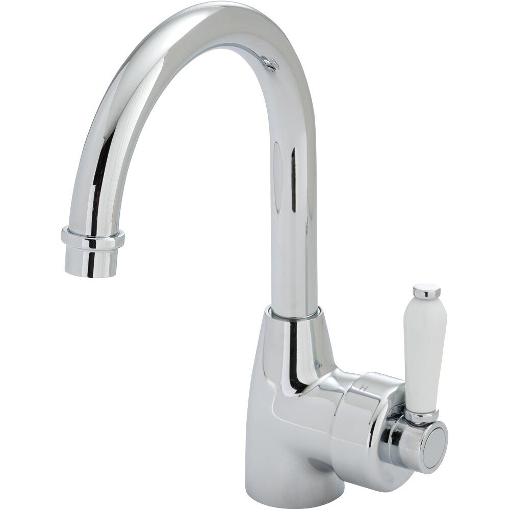 Eleanor Gooseneck Basin Mixer Chrome