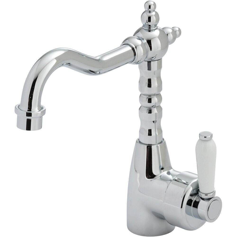Eleanor Shepherds Crook Basin Mixer Chrome