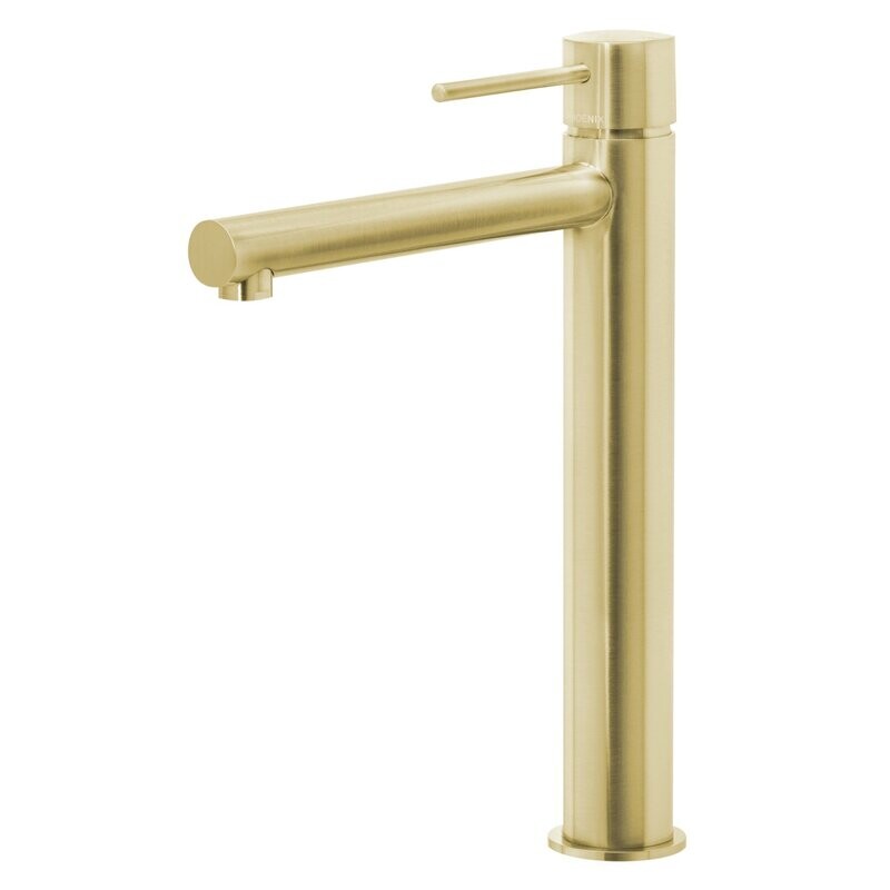 Vivid Slimline Vessel Mixer Brushed Gold