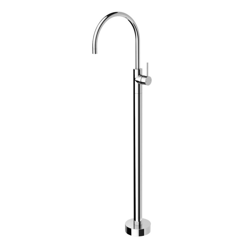 Vivid Slimline Floor Mounted Bath Mixer Chrome