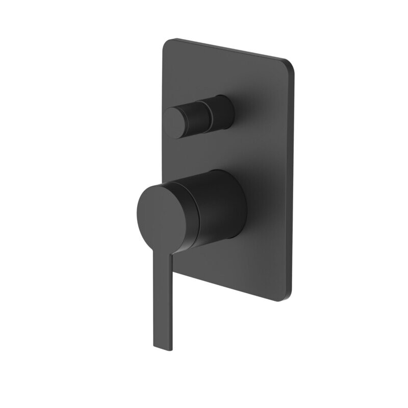 Optima Shower/Bath Diverter Mixer Matte Black