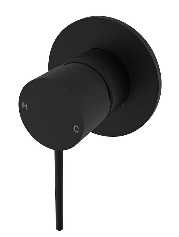 Mecca Shower Mixer Handle Down Matte Black