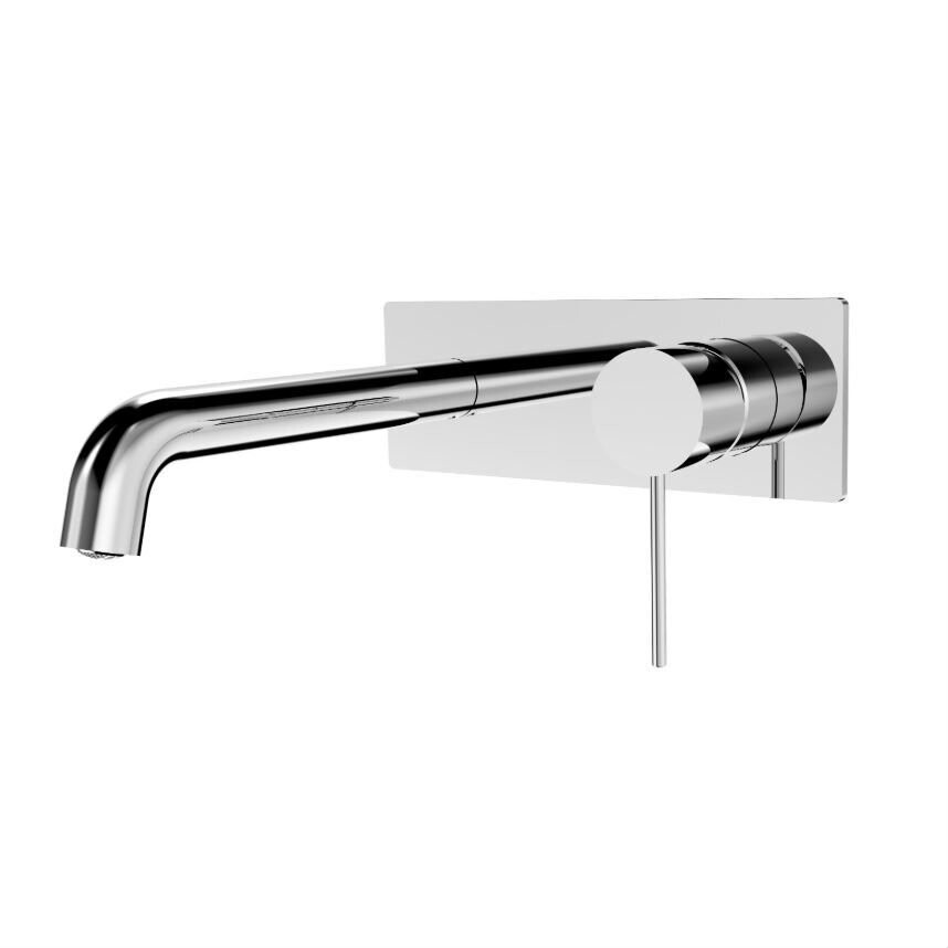 Mecca Wall Plate Mixer Down Chrome