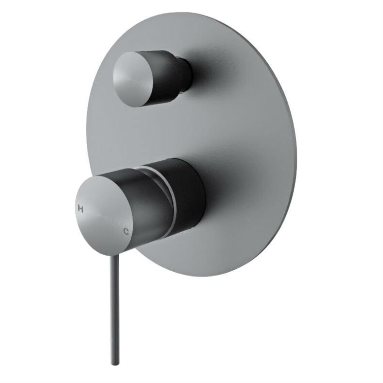 Mecca Shower Mixer Diverter Gun Metal