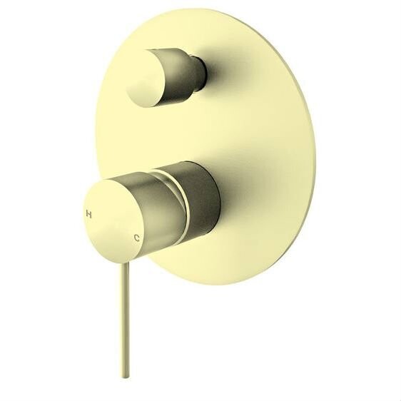 Mecca Shower Mixer Diverter Brushed Gold