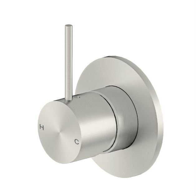 Mecca Shower Mixer Handle Up Brushed Nickel