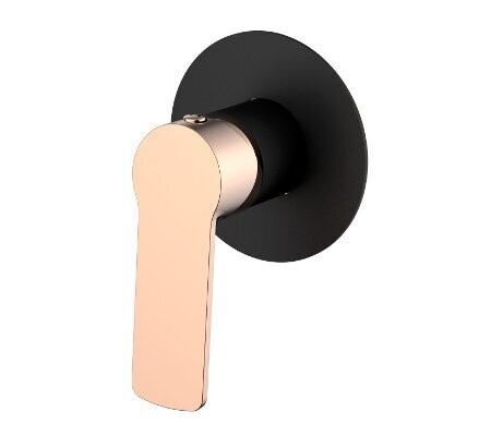 Akemi Shower Mixer Black & Rose Gold