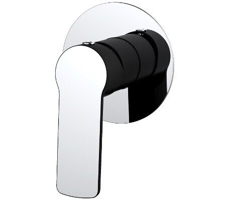 Akemi Shower Mixer Black & Chrome