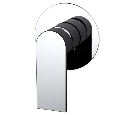 Kiato Shower Mixer Black Chrome