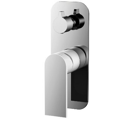 Kiato Shower Diverter Mixer White & Chrome