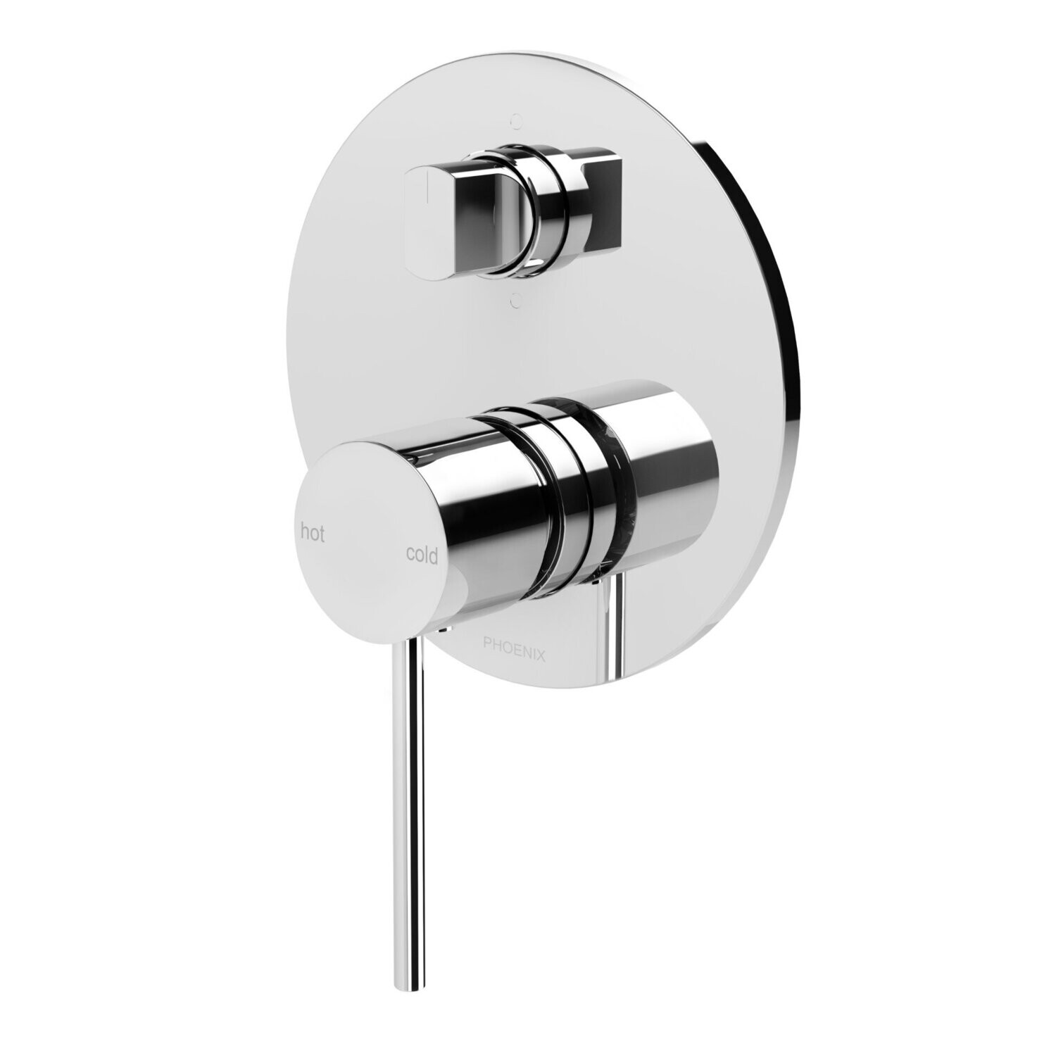 Vivid Slimline Shower Diverter Mixer Chrome