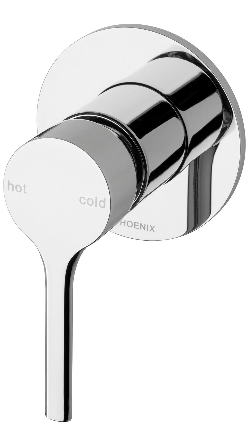 Vivid Slimline Oval Shower/Wall Mixer Chrome