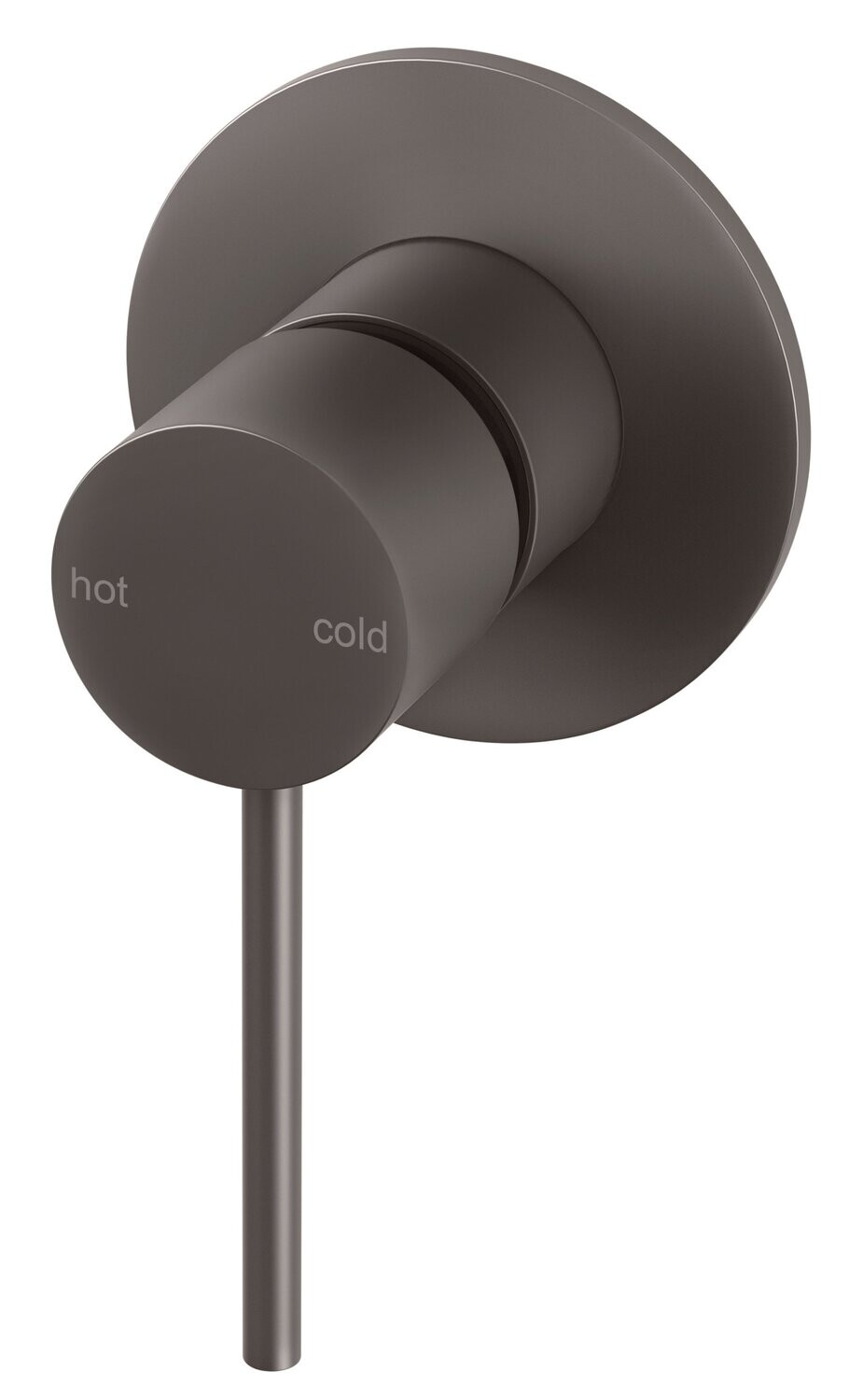 Vivid Slimline Shower/Wall Mixer Gun Metal