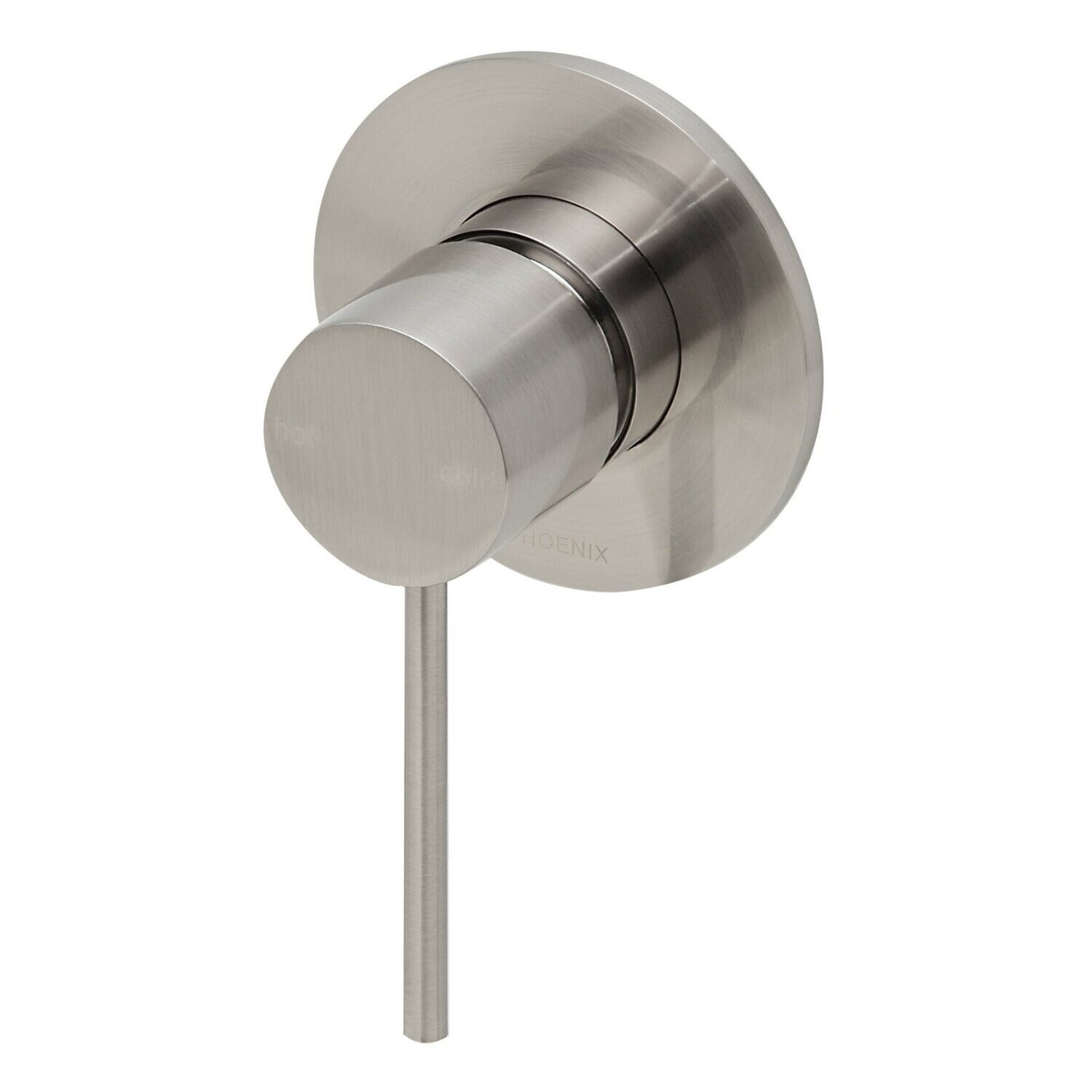 Vivid Slimline Shower/Wall Mixer Brushed Nickel