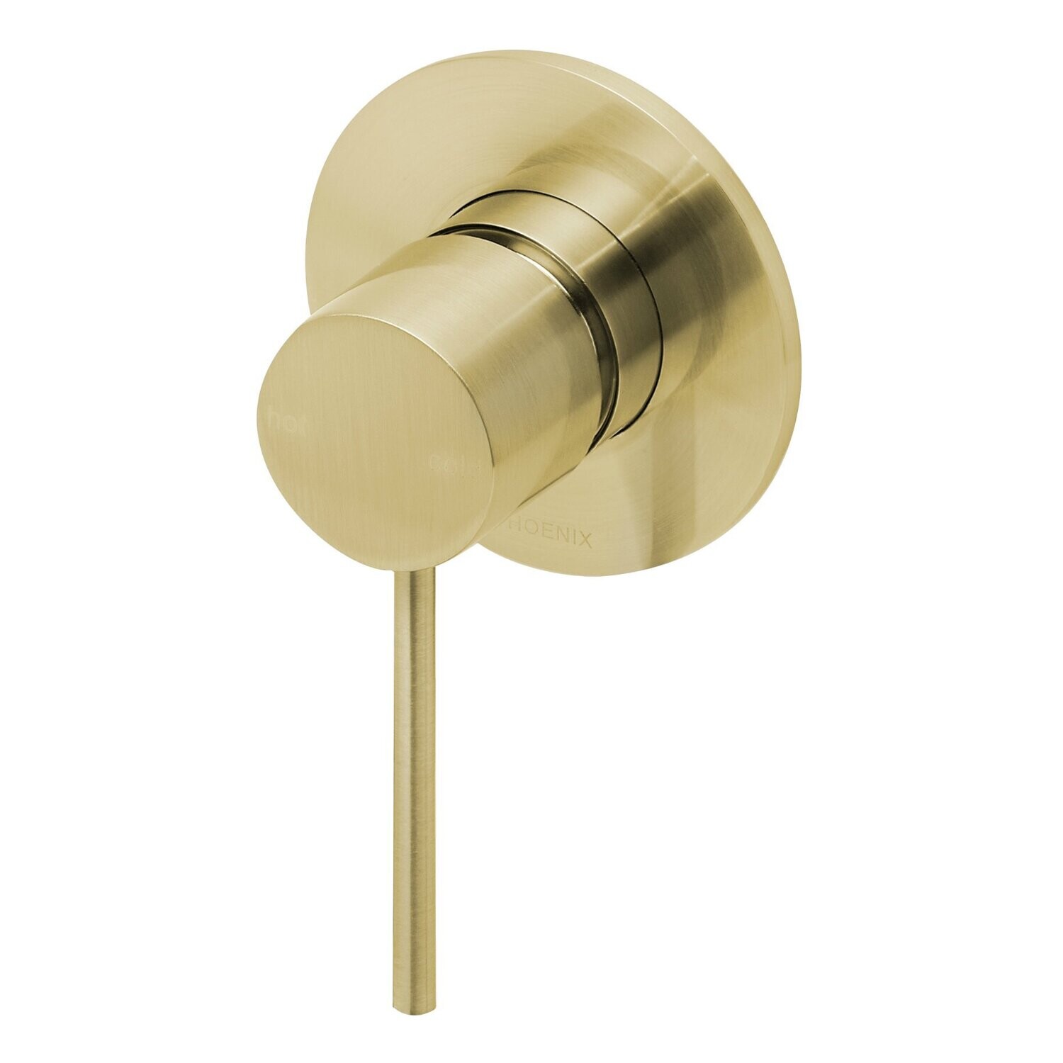 Vivid Slimline Shower/Wall Mixer Brushed Gold