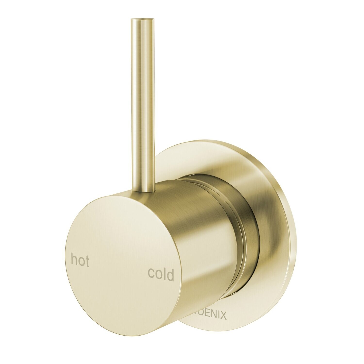 Vivid Slimline Up Shower/Wall Mixer Brushed Gold
