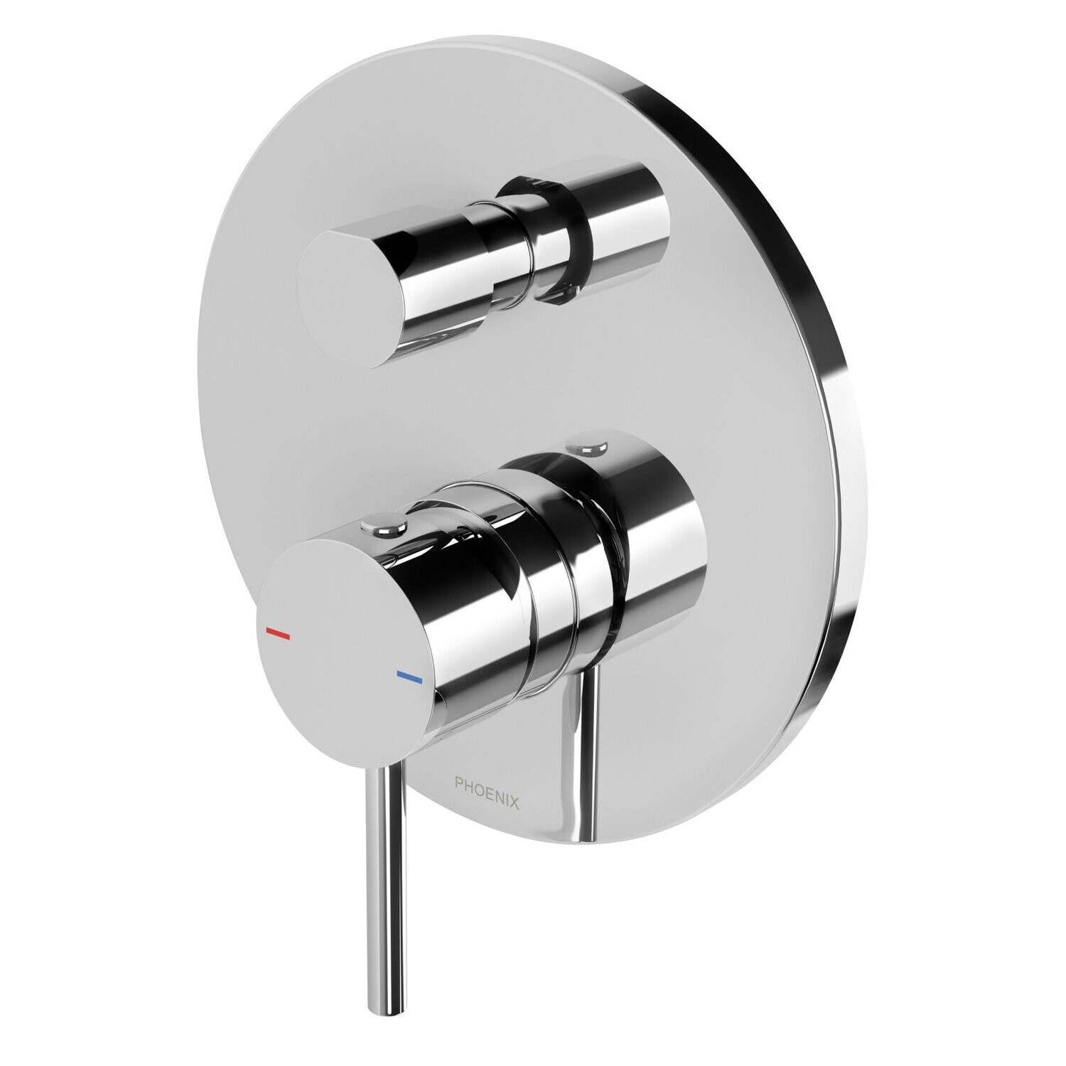Pina Shower Bath Diverter Mixer Trim Kit Chrome