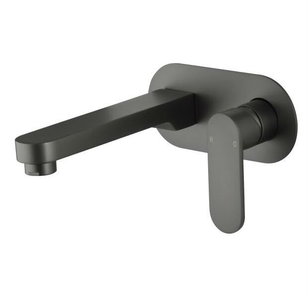 Saffron Wall Mixer Gun Metal