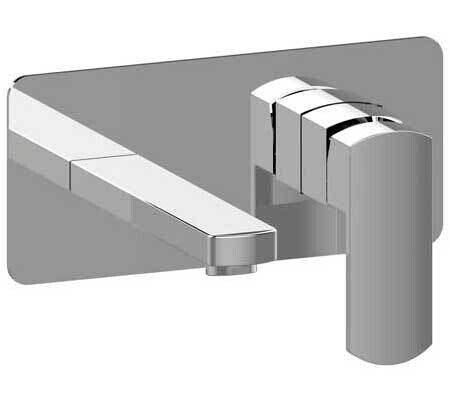 Konti Wall Basin Mixer Chrome