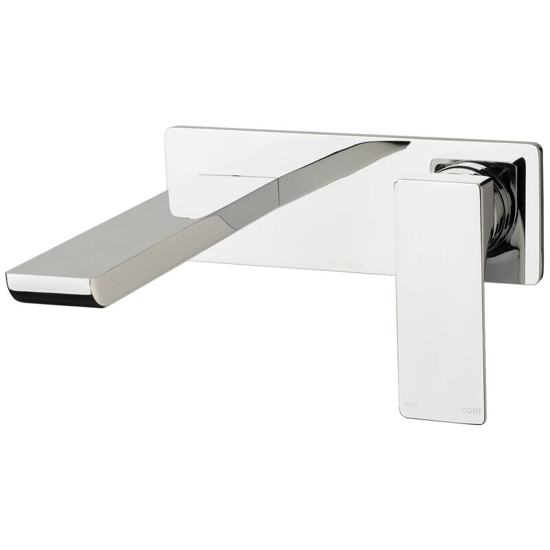 Gloss Wall Basin Set Chrome