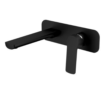 Akemi Wall Basin Mixer Black