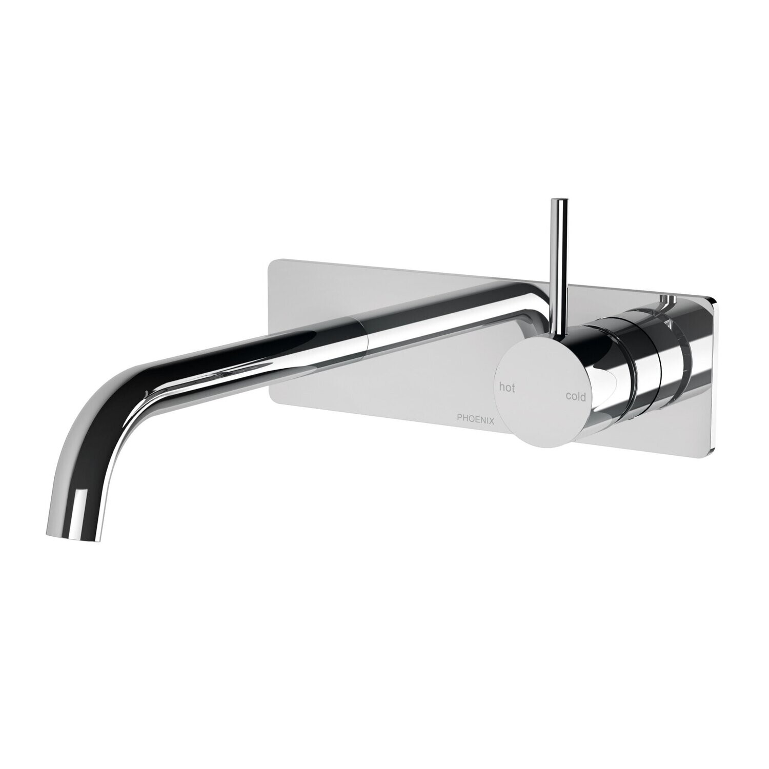 Vivid Slimline Up Wall Basin Bath Mixer Set Chrome
