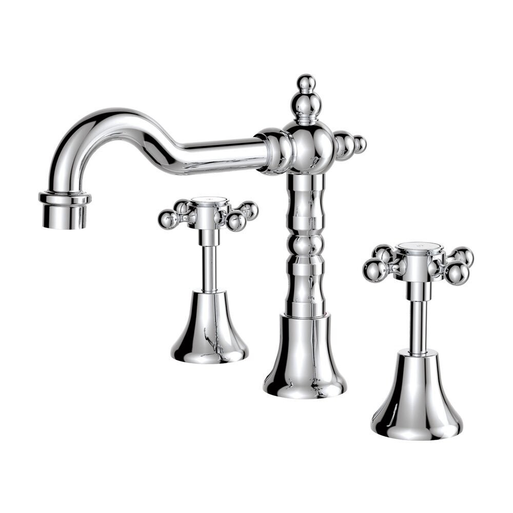 Lillian Shepherds Crook Basin Set Chrome