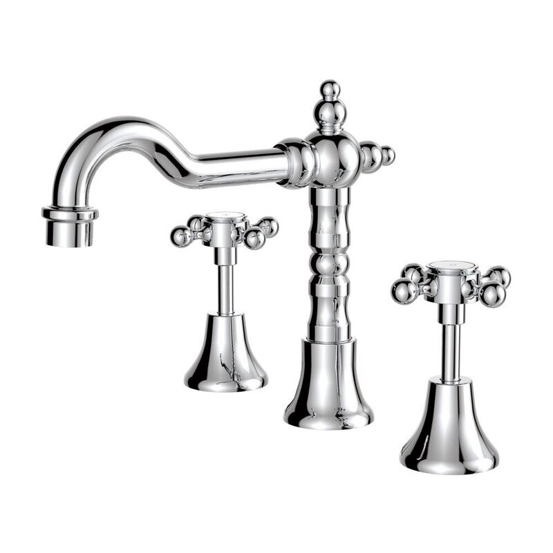 Lillian Shepherds Crook Basin Set Chrome