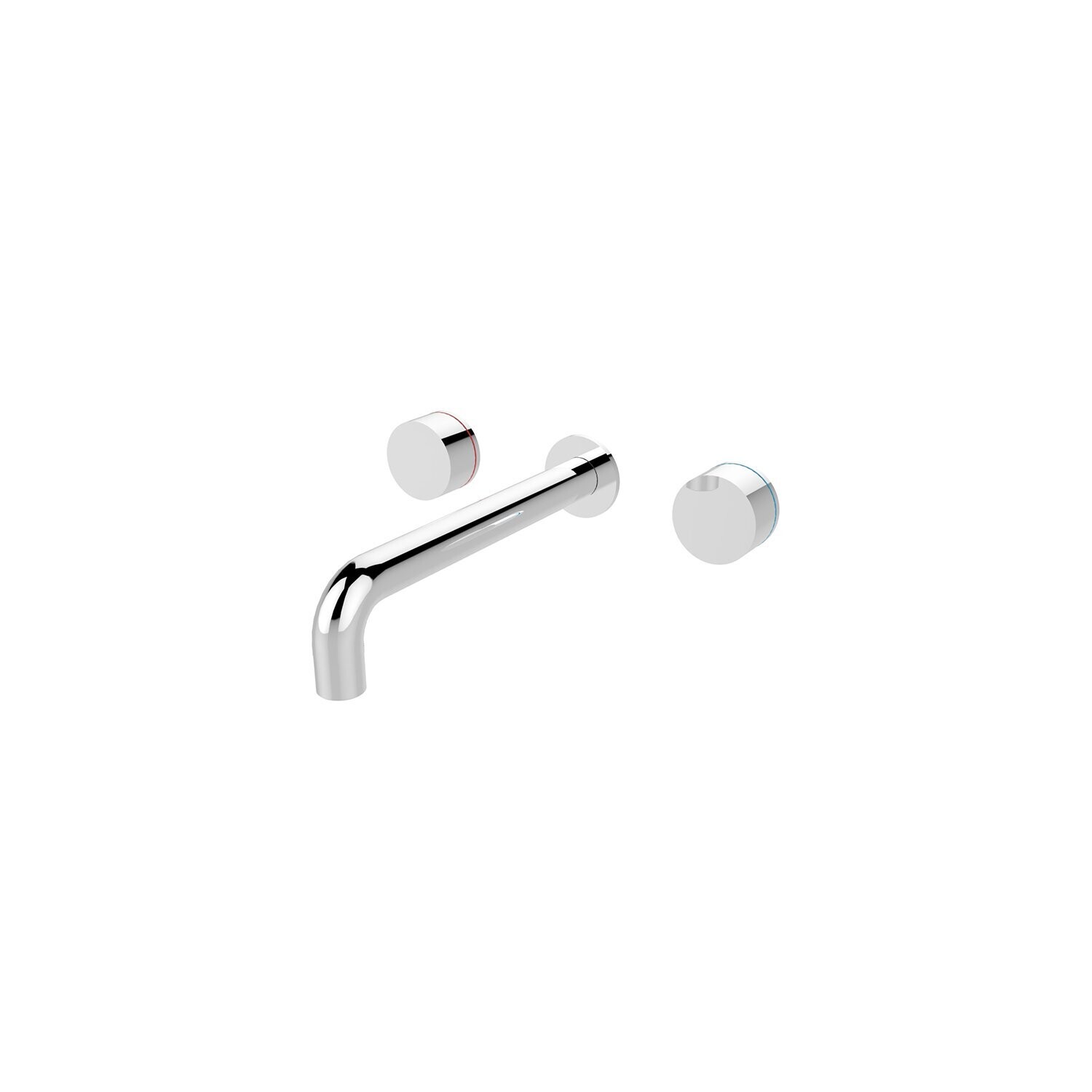 Kara Wall Basin Set 217mm Chrome