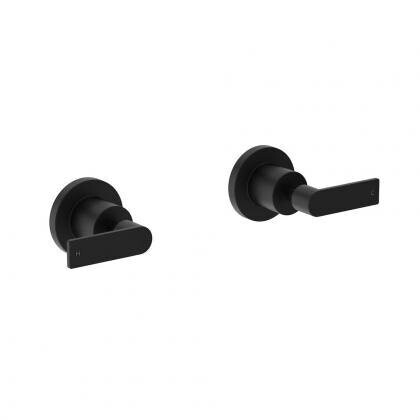 Clark Lever Wall Top Assemblies Matte Black