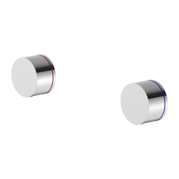 Kara Wall Top Assemblies Chrome