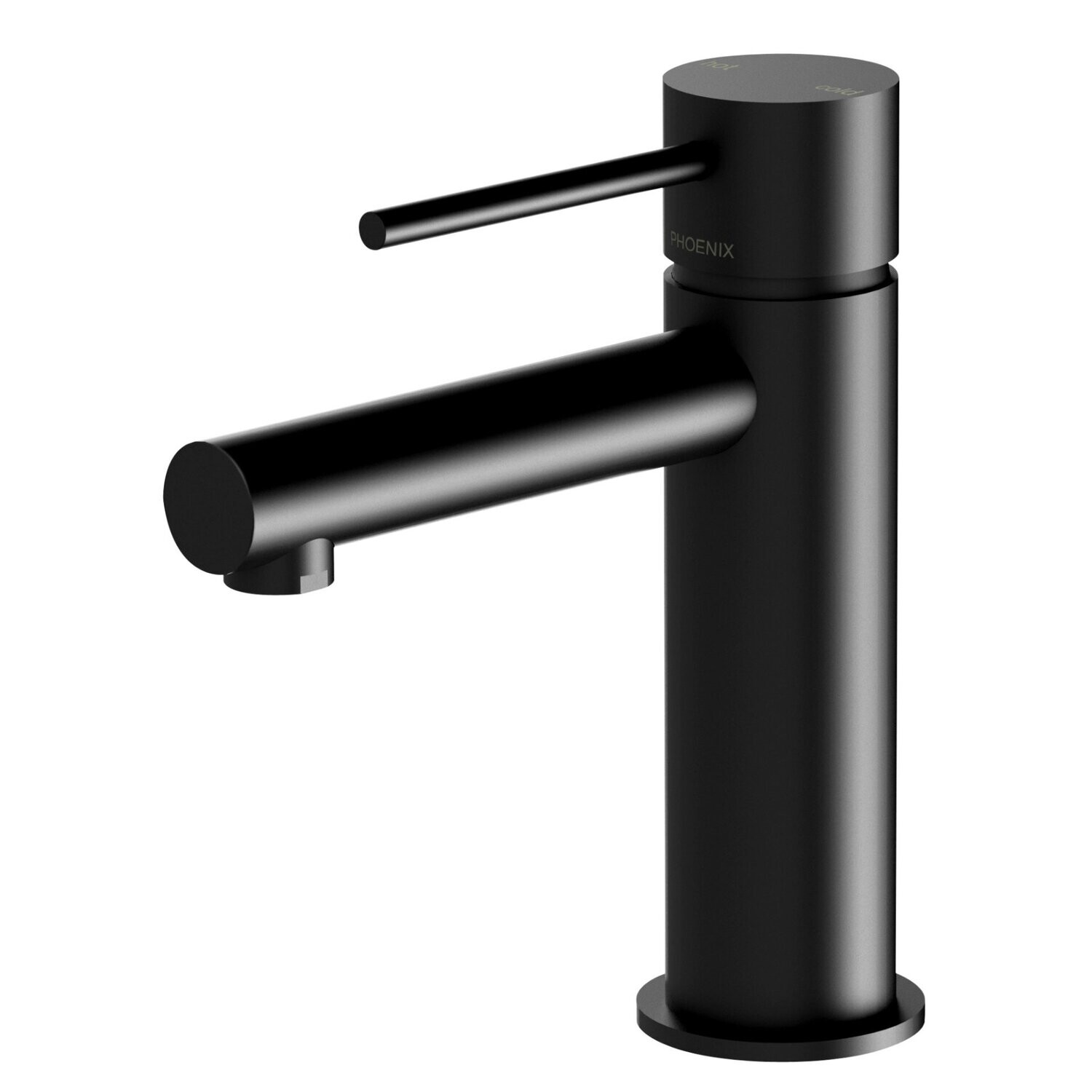 Vivid Slimline Basin Mixer Matte Black