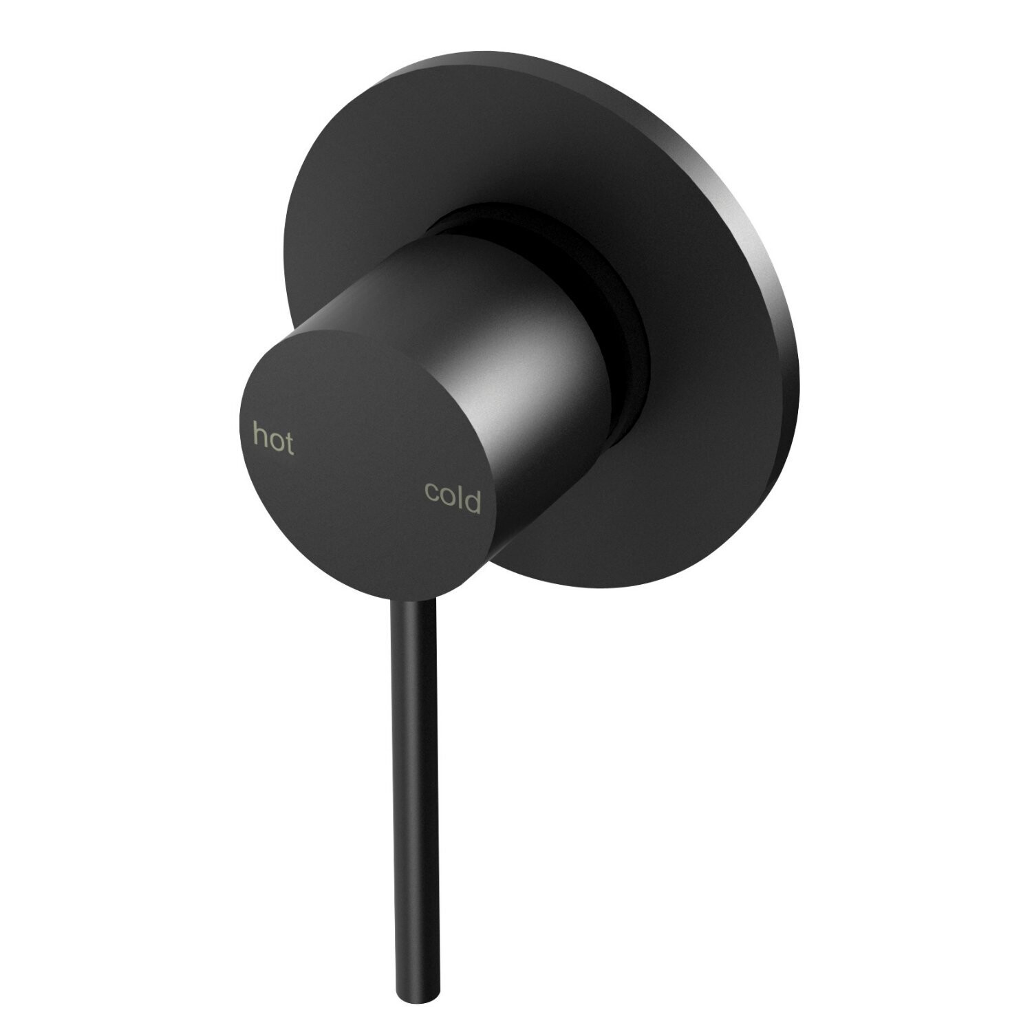 Vivid Slimline Shower/Wall Mixer Matte Black