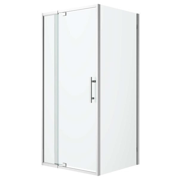 Louve Shower Pivot Door Chrome 1000mm