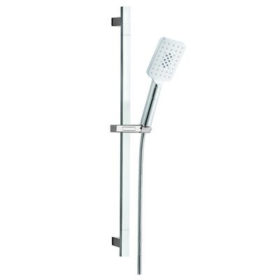 Bakara 3F Rect Hand Shower on Flat Sliding Rail with Square Elbow Bakara 3F Rect Hand Shower on Flat Sliding Rail with Square Elbow