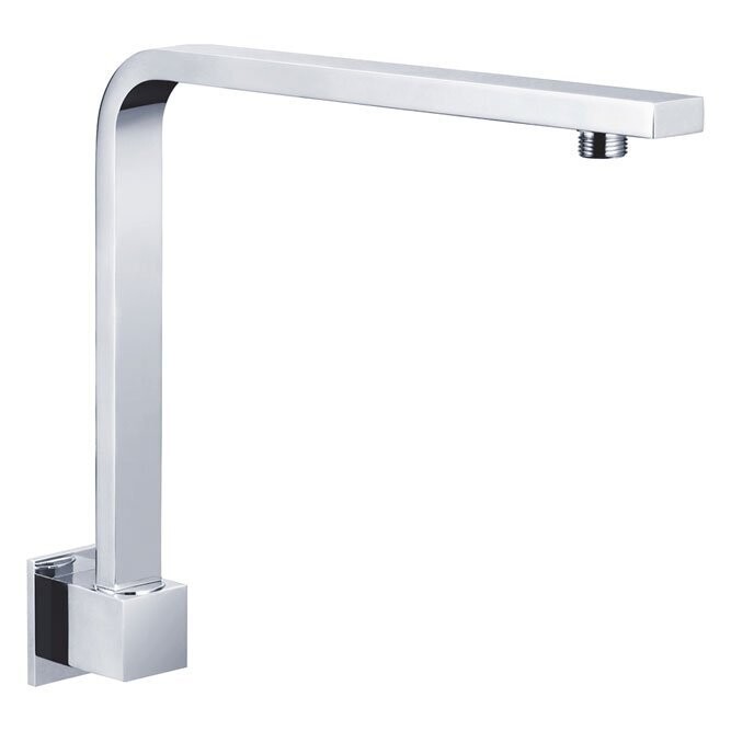 Jet Square Fixed Gooseneck Arm Chrome