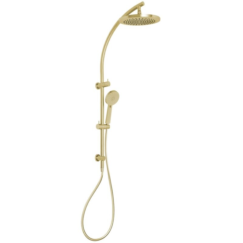 Vivid Twin Shower Brushed Gold