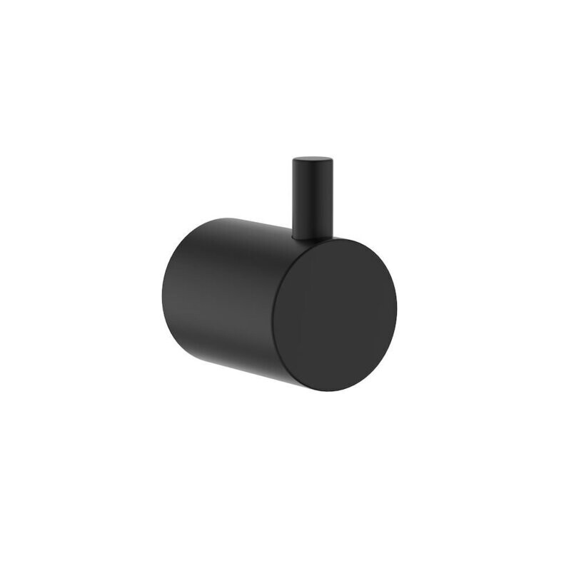 Round Robe Hook - Matte Black