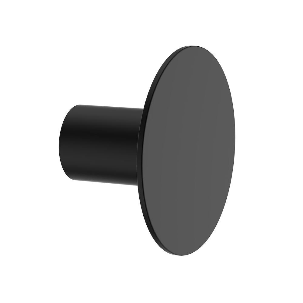 Round Wall Hook - Matte Black