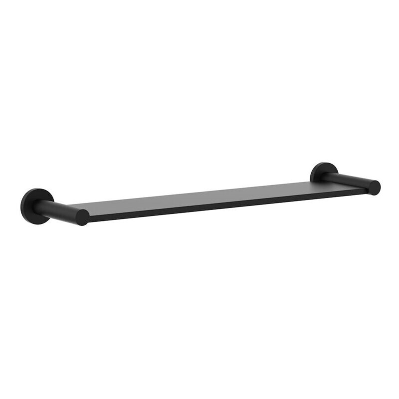 Clark Round Metal Shelf - Matte Black