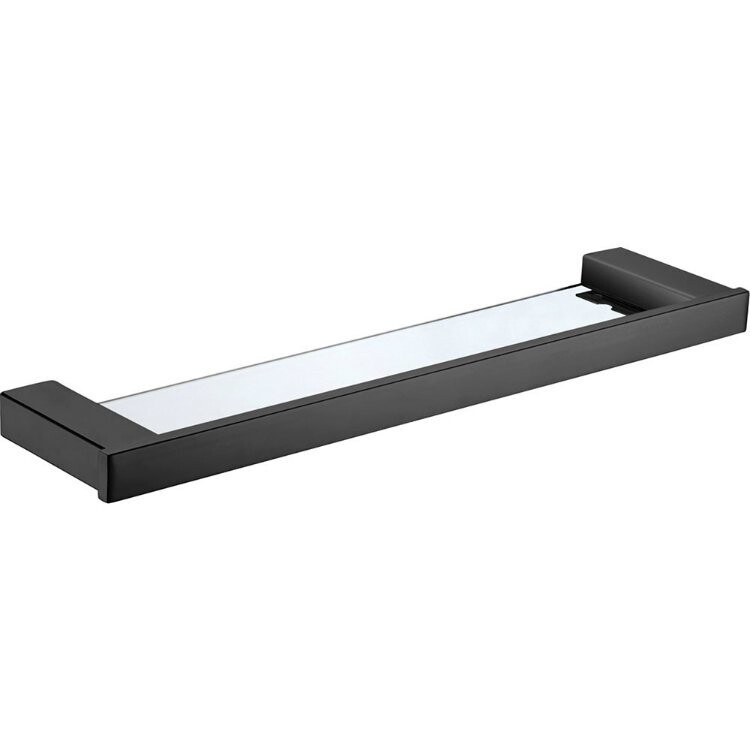 Koko Glass Shelf Matte Black