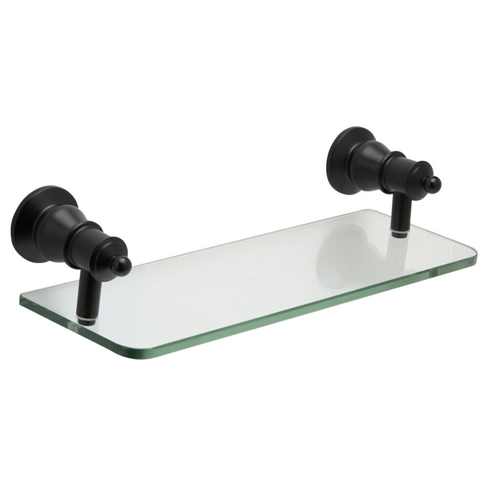 Lillian Glass Shelf Matte Black